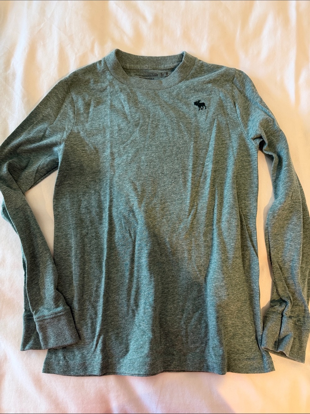 Boy’s Long Sleeve Crewneck Shirt - Heather Green